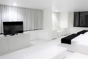 Sjónvarps- og/eða afþreyingartæki á Hotel Hulk