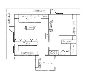 Plán poschodí v ubytovaní Appartements Birkenhof