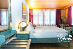 Postel nebo postele na pokoji v ubytování Hotel Bären
