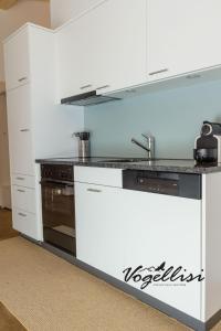 Kuchyň nebo kuchyňský kout v ubytování Hotel Bären