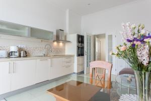 Kuchyň nebo kuchyňský kout v ubytování Apartments Villa Victoria