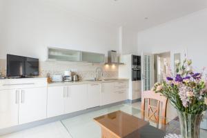 Kuchyň nebo kuchyňský kout v ubytování Apartments Villa Victoria