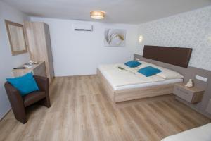 Postel nebo postele na pokoji v ubytování Appartments Gartenblick