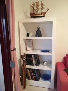 Knihovna v apartmánu