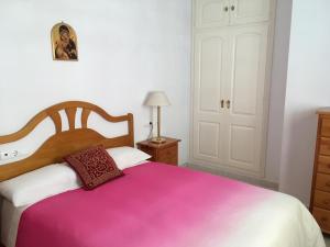 Posteľ alebo postele v izbe v ubytovaní Apartamento en Calpe, playa de La Fossa, primera línea, AA + 37 fotografií