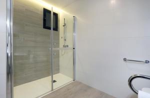 Koupelna v ubytování Hotel Alameda