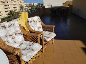 Ein Balkon oder eine Terrasse in der Unterkunft Cascadas de la Marina