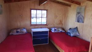 En eller flere senge i et værelse på Dunstan Downs High Country Sheep Station