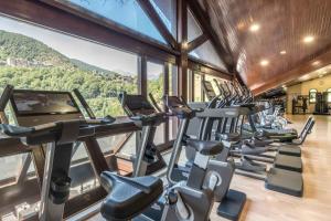 Fitness centrum a/nebo fitness zařízení v ubytování Hotel AnyosPark Mountain & Wellness Resort