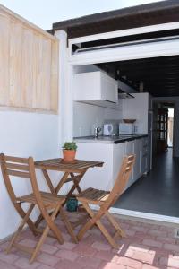 Kuchyň nebo kuchyňský kout v ubytování Apartamento Las Palmeras Nazaret