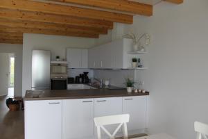 Η κουζίνα ή μικρή κουζίνα στο Ferienwohnung Santore +22 φωτογραφίες