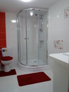 Et badeværelse på Vila Viitorul