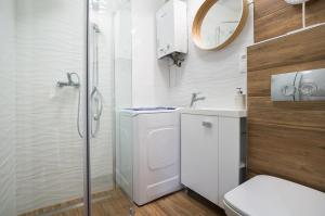 Ένα μπάνιο στο Blue Boat Apartment Sopot +14 φωτογραφίες
