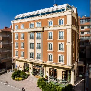 an aerial view of a large brick building at Gordion Hotel - Special Class in Ankara