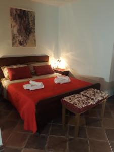Postel nebo postele na pokoji v ubytování Bed And Breakfast Delle Grotte