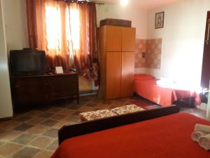 Postel nebo postele na pokoji v ubytování Bed And Breakfast Delle Grotte