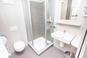 Kúpeľňa v ubytovaní motel22 Parkplatz inklusive