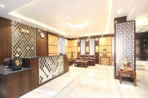 Istumisnurk majutusasutuses Sandesh Pride