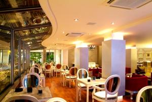 Posezení v ubytování Cleopatra Hotel