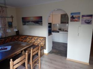Kuchyň nebo kuchyňský kout v ubytování Appartement STOA