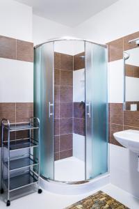 Koupelna v ubytování Kopeček - Penzion