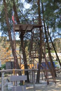 a tree house is being built in a tree at Marose Gold Coast Morib in Morib