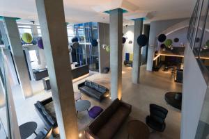 Χώρος καθιστικού στο Fosshotel Husavik