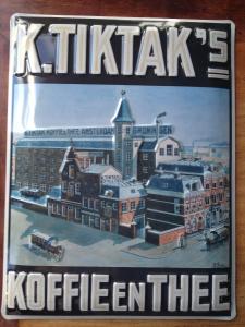 
a book with a picture of a train on it at Amadeus Hotel in Haarlem

