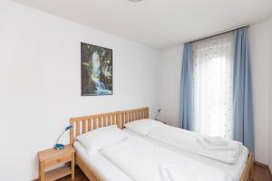 a bedroom with two beds and a window at Apartment O'Hara in Zell am See