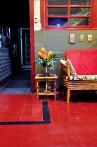 Χώρος καθιστικού στο Hotel Aranjuez