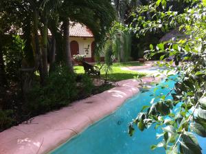 Zahrada ubytování B&B Villa Zomerland