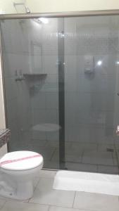 Koupelna v ubytování Hotel Lago Azul
