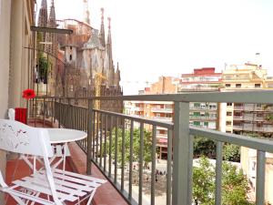 Balcone o terrazza di Gaudi Sagrada Familia