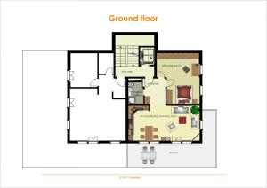 Půdorys ubytování Apartment Saphir - GRIWA RENT AG