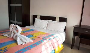 Postel nebo postele na pokoji v ubytování Mahkota Cheras Sweet Condo 1-14 pax near MRT to KL