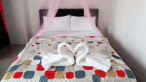 Postel nebo postele na pokoji v ubytování Mahkota Cheras Sweet Condo 1-14 pax near MRT to KL