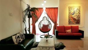 Posezení v ubytování Mahkota Cheras Sweet Condo 1-14 pax near MRT to KL