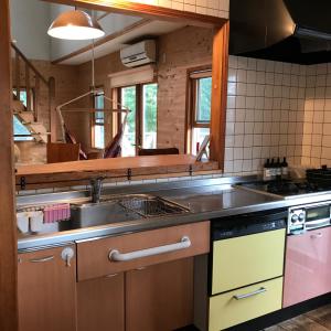 Kuchyň nebo kuchyňský kout v ubytování Guesthouse Irago