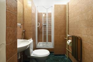 Koupelna v ubytování Hotel Dom Marynarza