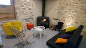 Posezení v ubytování Hôtel Le 23