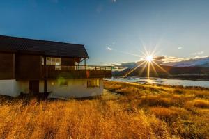 Landskap semula jadi dekat dengan the country house