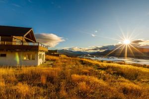 Landskap semula jadi dekat dengan the country house