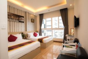 Posezení v ubytování SCAT Hotel- New World Bến Thành
