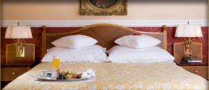 Posteľ alebo postele v izbe v ubytovaní Hotel Garden