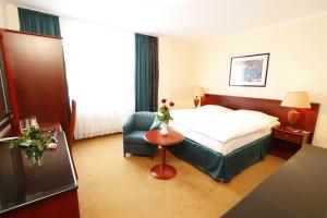 
Postel nebo postele na pokoji v ubytování Hotel Lafonte
