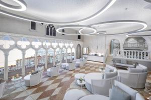 Część wypoczynkowa w obiekcie Das Central – Alpine . Luxury . Life