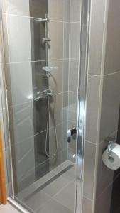 Koupelna v ubytování Dzsigoló Apartment