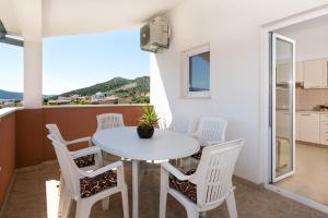 Balkón alebo terasa v ubytovaní Apartmani Beran