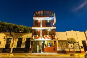O edifício em que o hotel se localiza
