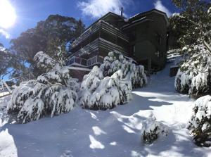 Winterhaus Lodge Thredbo Village om vinteren